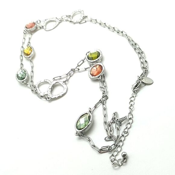 Lia Sophia Pastel GUMDROPS Silver-tone Retired Necklace - Picture 15 of 16